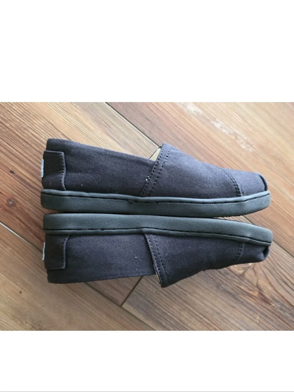 Toms Tiny Black Alpargata Toddler Size 11
